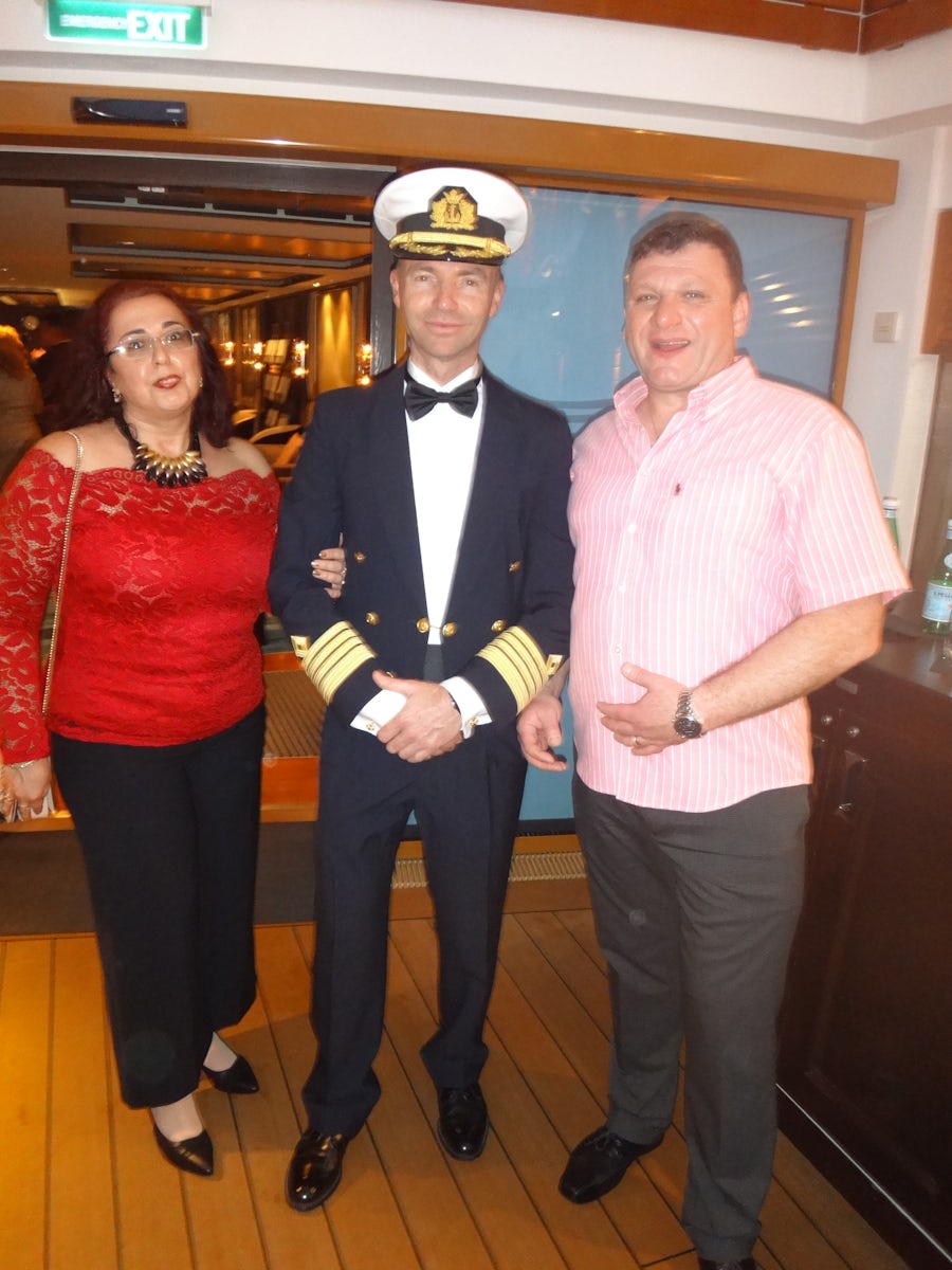 Photo with the captain at Haven