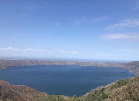 Caldera lake. 