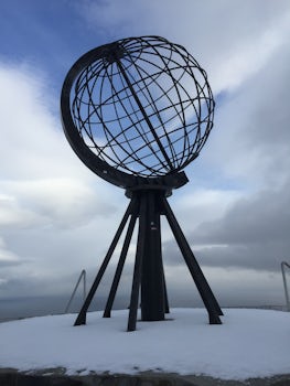 Globe at NordKapp