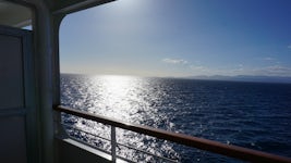 From our balcony as we sailed across the Atlantic.  We had shore visits in 