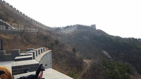 The Great Wall, one of the major highlights of the tour.