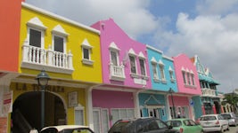Downtown Bonaire...so colorful and clean, enjoyed browsing the shops there.