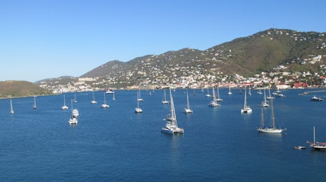 St. Thomas harbor..picture taken from our ship