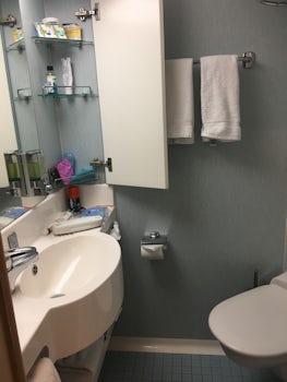 Bathroom medicine chest in corner mirror clever