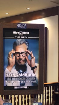 Jeff Goldblum performing at the Blue Note Hawaii in Honolulu.