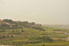 The lookout from Mdina