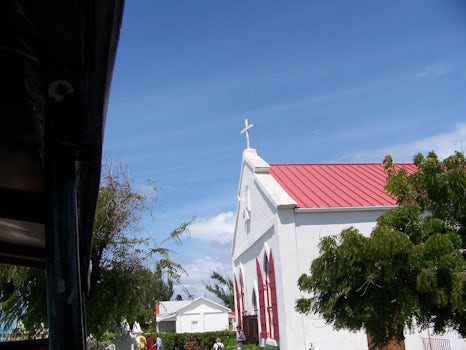 one of surviving churches on Grand Turk . Minimal damage from Hurricane  Ma