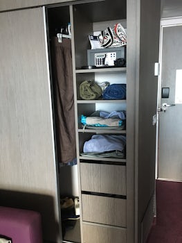 Closet, 2 drawers and a few shelves