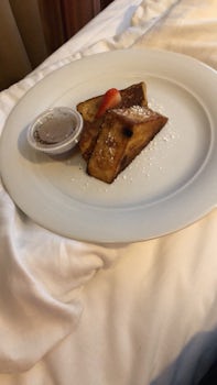 Breakfast room service. I had room service twice. Both times they didn’t 