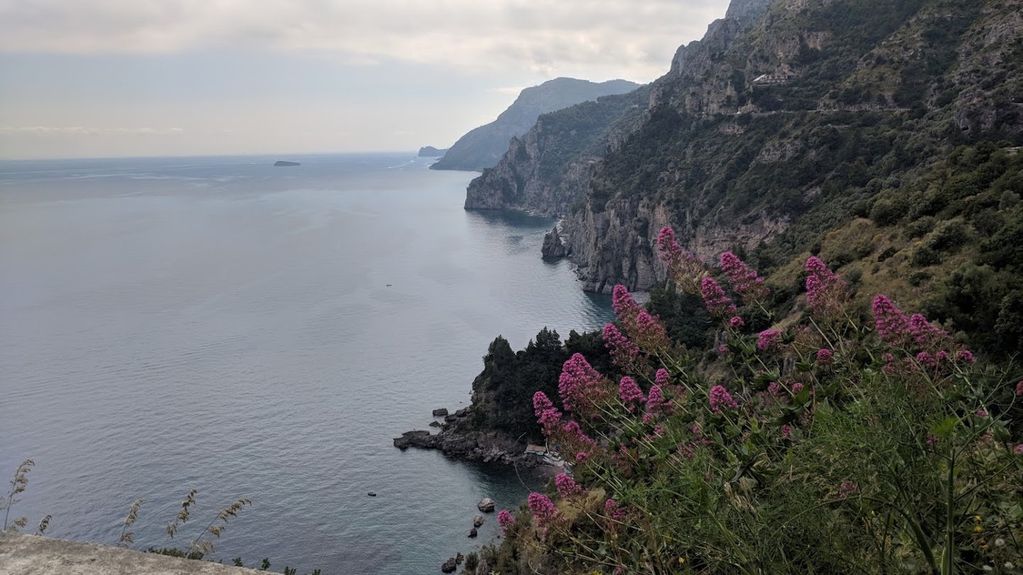 A moment of tranquility along the Amalfi Coast, after visting Sorento, Ital