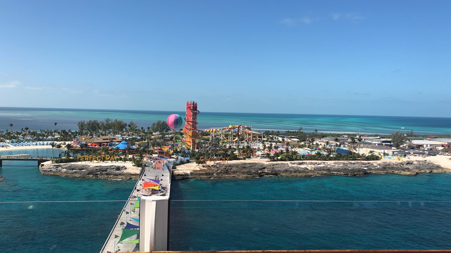 A picture of Perfect Day @ CocoCay from the ship 