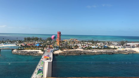 A picture of Perfect Day @ CocoCay from the ship 