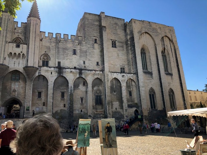 Papal palace Avignon 