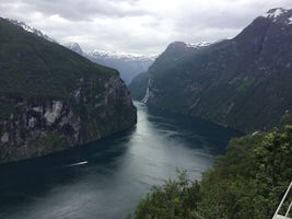 Part of the fjord near Briksdal.