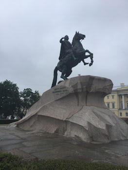 Peter the great statue St Petersburg 