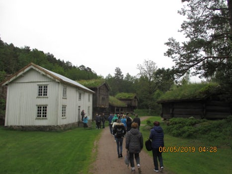 Kristiansand log cabins at Vest Agder Heritage Open Air Museum