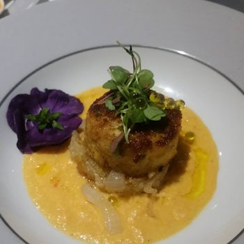 Crab cake in Surf and Turf