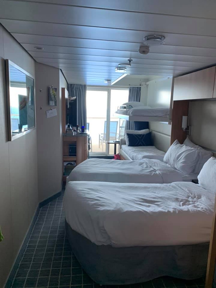 Cabin 9237 set up for 4 people - Celebrity Equinox