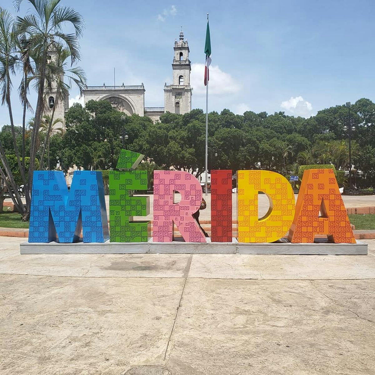 Merida City during excursion in Progreso