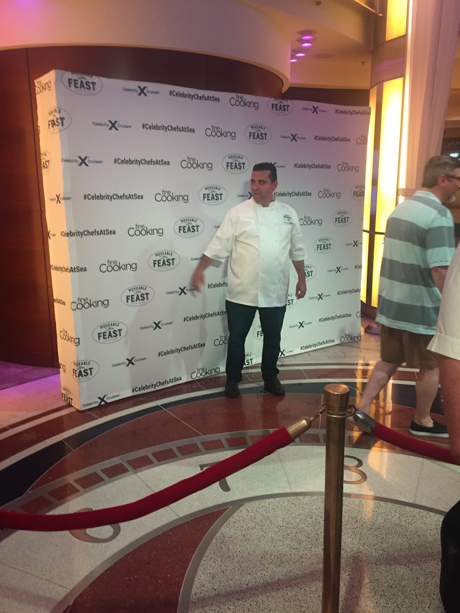 Cake Boss was on our ship. He gave a talk. You could also do a tasting expe