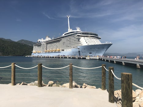 Picture of the ship while in Labadee.