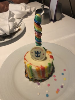 50th-anniversary cake for Royal Caribbean!