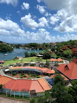 View of St. Lucia from our Balcony