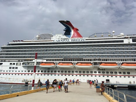 Going back to the ship in Cozumel