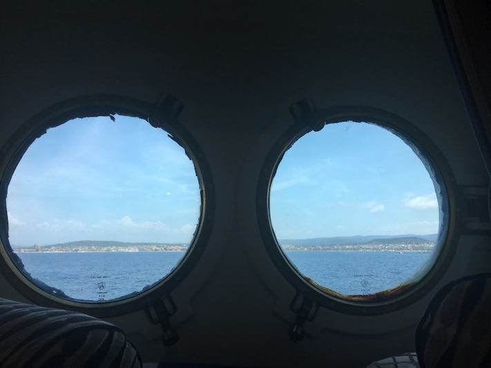 Port hole view!