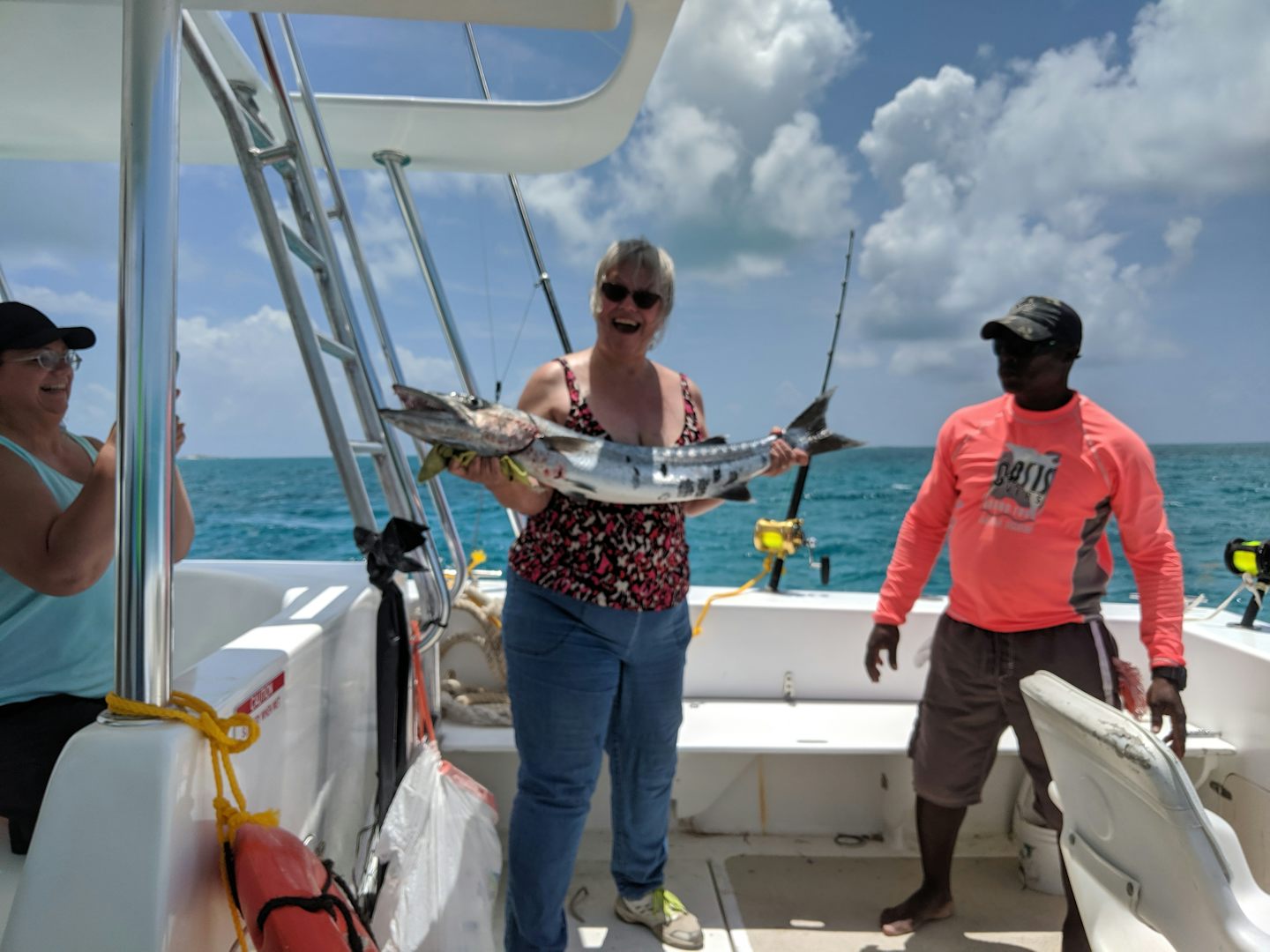 Deep Sea/Reef Fishing Excursion - my barracuda! (No, we didn't keep the