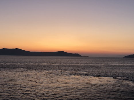 Sunset in Santorini 