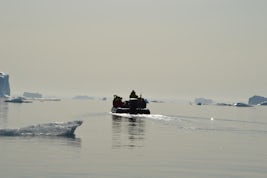 RIB iceberg safari in the Bjørne Islands, Greenland