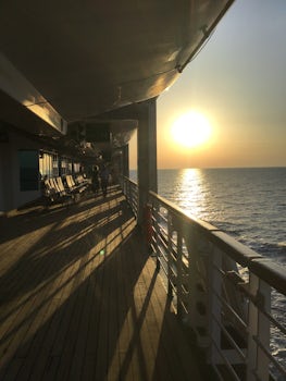 Evening photo from deck 7