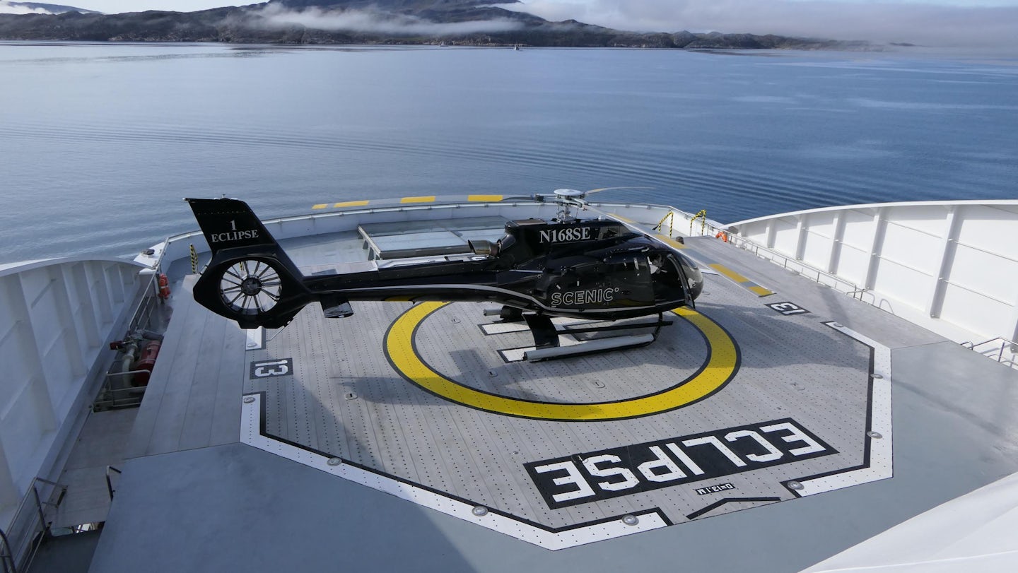 Helicopter on deck