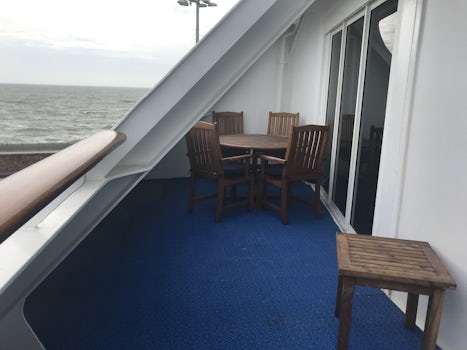 Starboard side balcony