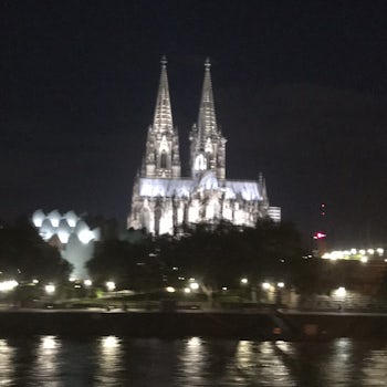 Cologne Cathedral night view
