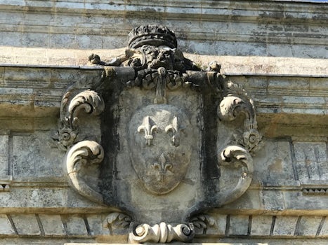 Crest at entrance to Blaye Citadel