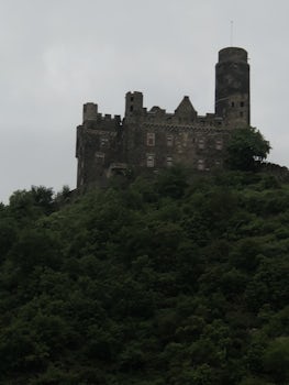 One of the several medieval castles along the route