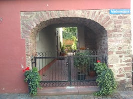 Garden gate in Wertheim, Germany