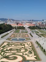 View of Vienna from Belvedere Palace