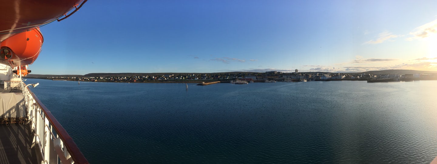 Final port stop at Vadsø. 