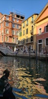 Venice on a gondola