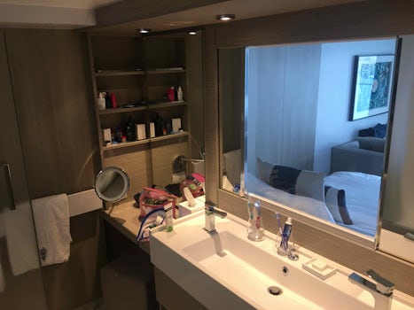 Double sink and vanity