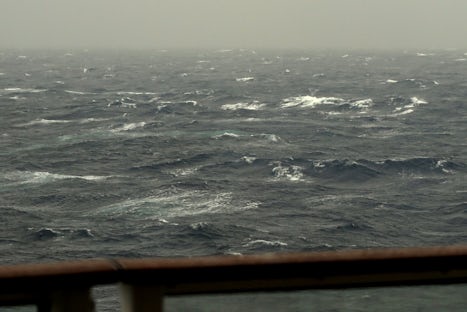 A little rough on the way back, but the ship barely moved, it was super sta