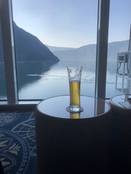 It doesn't get any better than this-enjoying Eidfjord the lounge on boa