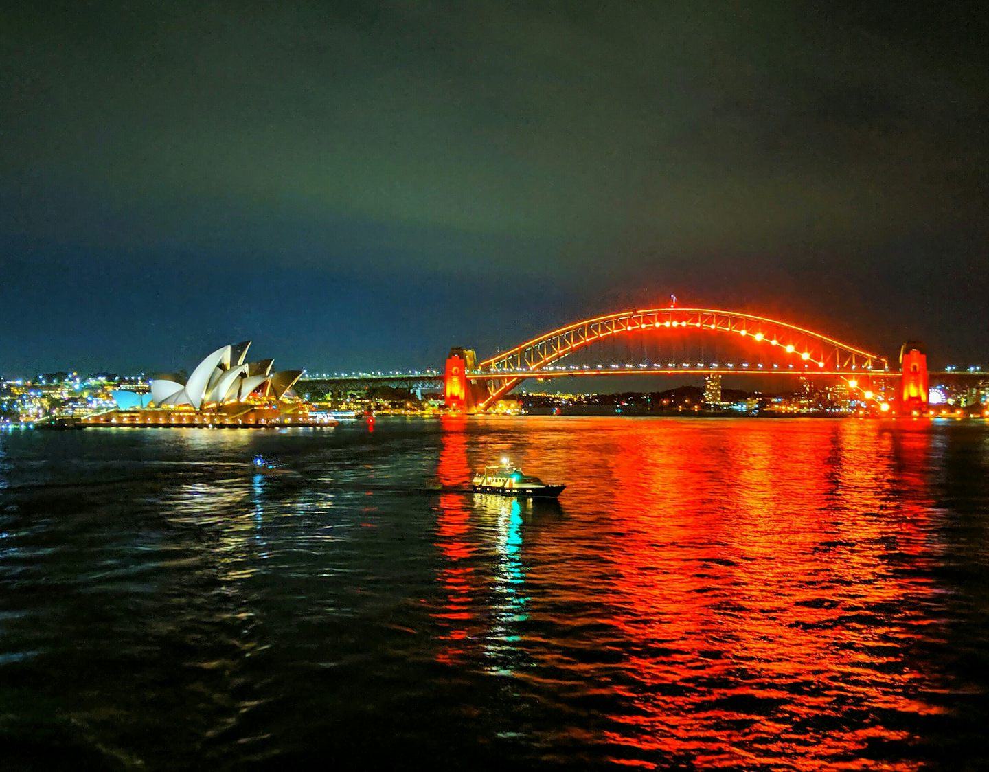 Leaving the stunning Sydney Harbour behind us as we set off on our cruise.