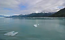 Yakutat Bay on the way to Hubbard Glacier.  Taken from just outside our sta