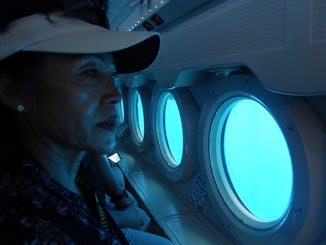 Inside the submarine