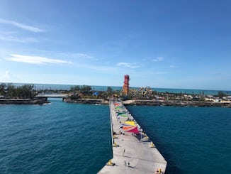 Coco Cay view from the ship