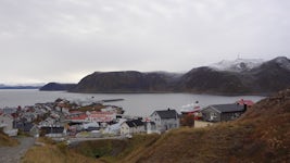 Honningsvag port : snap from the montain hiking